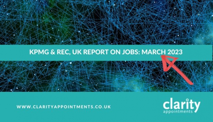 KPMG And REC Report On Jobs March 2023