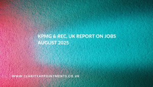KPMG & REC Report on Jobs August 2025