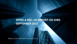 KPMG & REC Report on Jobs September 2025
