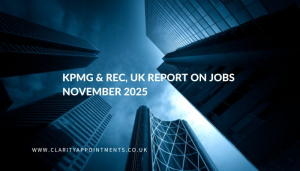 KPMG & REC Report on Jobs November 2025