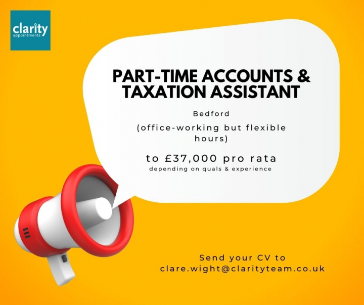 Part-Time Accounts & Taxation Assistant
