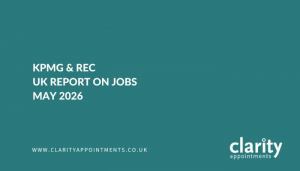 KPMG & REC Report on Jobs May 2026