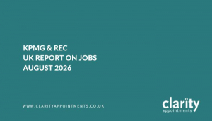 KPMG & REC Report on Jobs August 2026